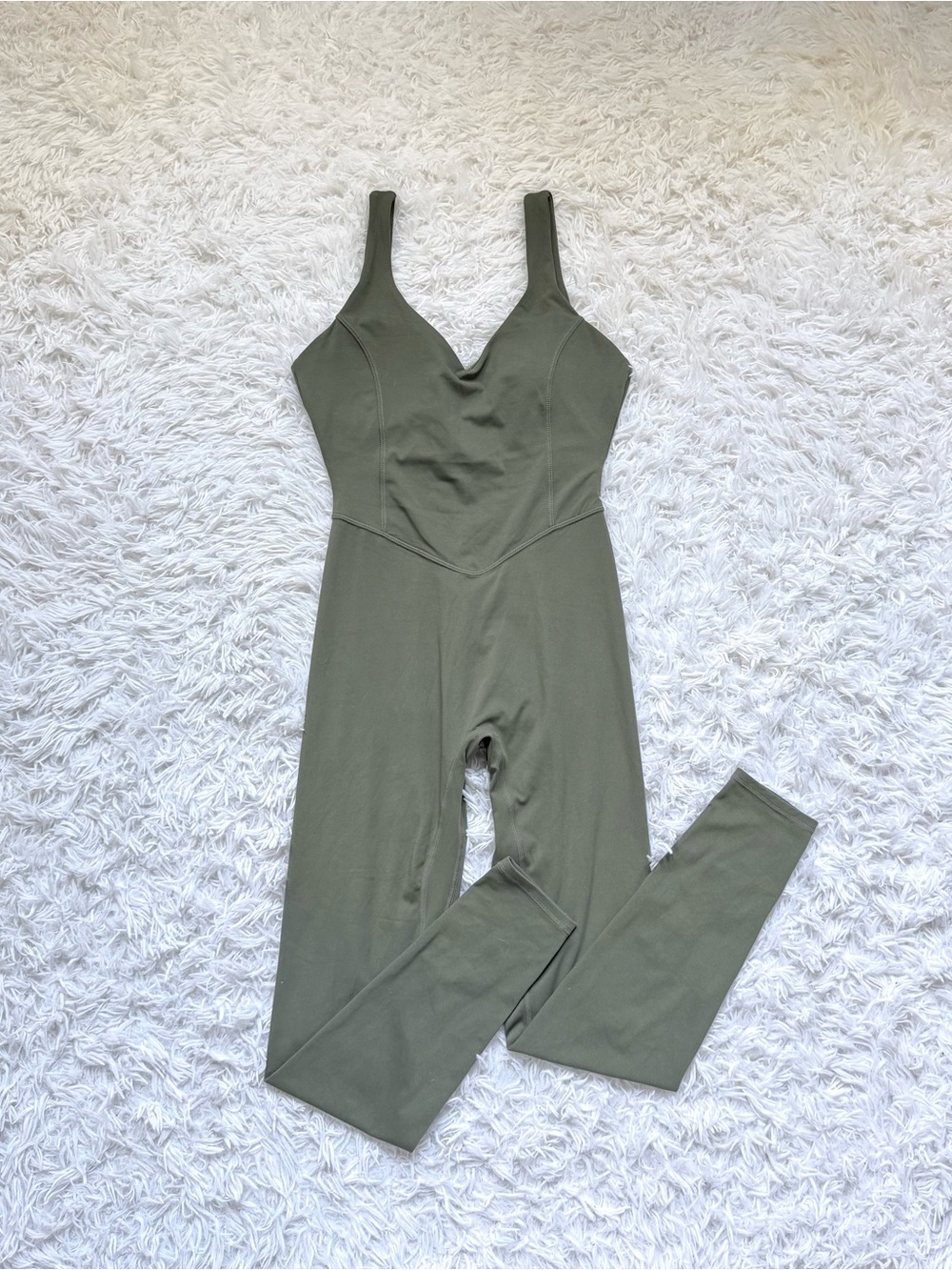 Women's Olive Green Cloud II Jumpsuit - Picture 5 of 6